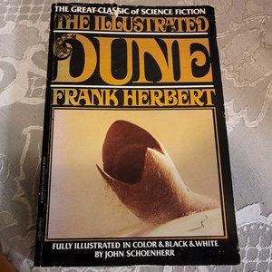 RARE BOOK: The Illustrated Dune by Frank Herbert, 1978 paperback ed, (F-G cond.)